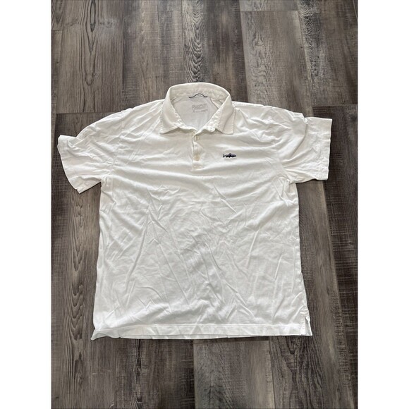 PATAGONIA White POLO T SHIRT SHORT SLEEVE  Medium - Picture 1 of 13